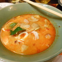 そこそこ辛かったトムヤム麺。