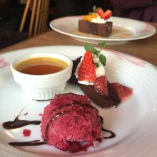 デザート三種盛り合わせ