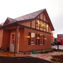 カワイイ外観のお店です