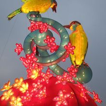 綺麗なランタン飾り