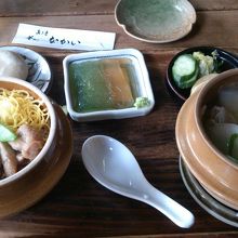 鶏ゴボウ釜めし