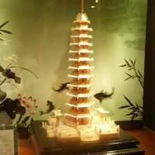 サンゴで作られたﾓﾆｭﾒﾝﾄ