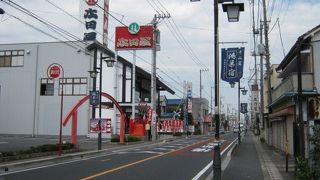 鴻巣宿の入り口