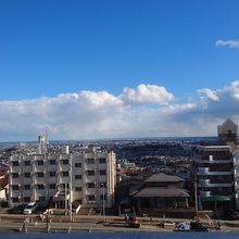 仙台市街を一望できました。
