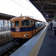 三岐鉄道三岐線と近鉄名古屋線の乗継