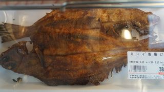 見事なカレイのフライをお土産にしました