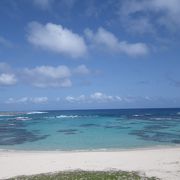 素晴らしい海の色「土盛海岸」