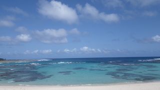 素晴らしい海の色「土盛海岸」