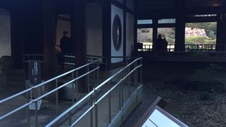 中国風建築の休憩所