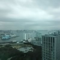 生憎の天気でしたが、浜離宮方面