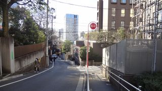 お江戸の街中の急坂