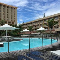 中庭のホテル！