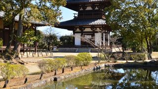 法隆寺と共に世界遺産のお寺