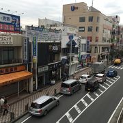 その名の通り駅前の商店街