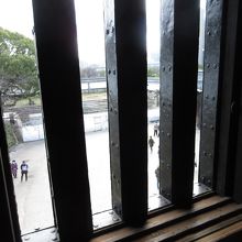 渡り櫓から見た桝形