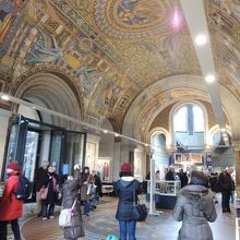 創建当時の天井のモザイク