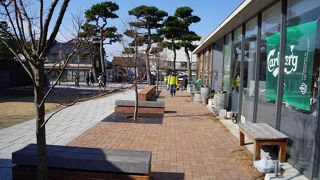 トイレもある休憩スペース