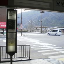橋の駅からみた錦帯橋