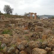 古代人の町の跡