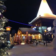 北極圏との境目。御伽噺のような風景