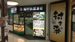 藤沢の地下道にあるお寿司屋さん