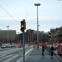 トラム停留所から