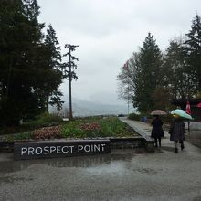 公園の一番奥、丘の上にプロスペクト・ポイントがあります