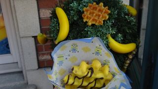 可愛いワッフルがたくさんあります