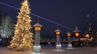 サンタさん2人と記念写真