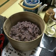 古代黒米ご飯