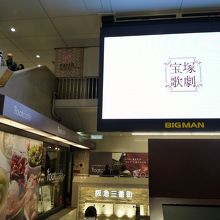 阪急梅田駅のビッグマンのすぐ下