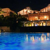 ホテル内の夜景、撮りがいのある綺麗な場所がいっぱい