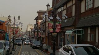 再度日本風の街並みにしたので建物は新しいものが多いです