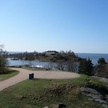 公園から見るフィンランド湾