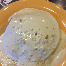 バナナ入りのパンケーキ