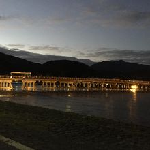 冬の夕景ライトアップ