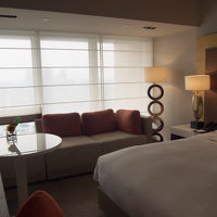 少し狭い客室。