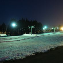 ゲレンデサイドの駐車場