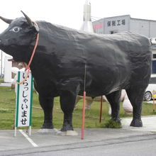 店外のオブジェ