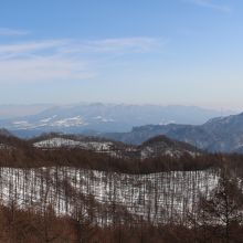 二度上峠から見た、少しさびしい群馬側