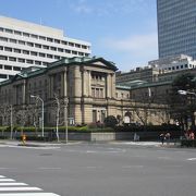 今は日本銀行になっています