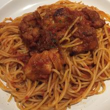 チキントマトパスタ