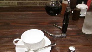 サイホン式で淹れる珈琲です。