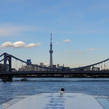 水辺ラインからの景色