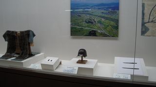 小谷城の模型があります