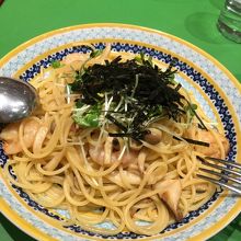 和風パスタをいただきました。