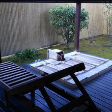 部屋の露天風呂です