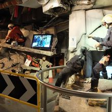 災害など、緊急時の防衛・対応に関する展示