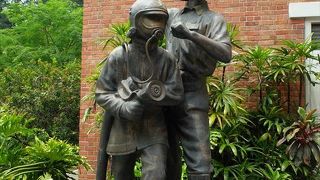 中央消防局内にあるミニ博物館。消防や民間防衛に関する歴史が学べます