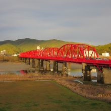 赤鉄橋と四万十川 